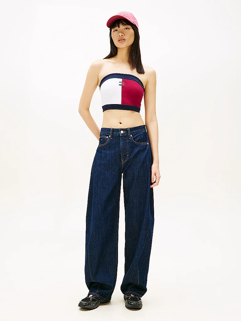 Tommy Jeans - Top bandeau - Taille XS Bleu femme 2